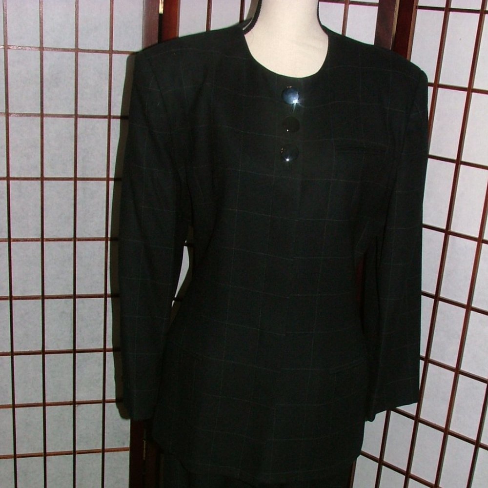 Tahari Pin Stripe Suit